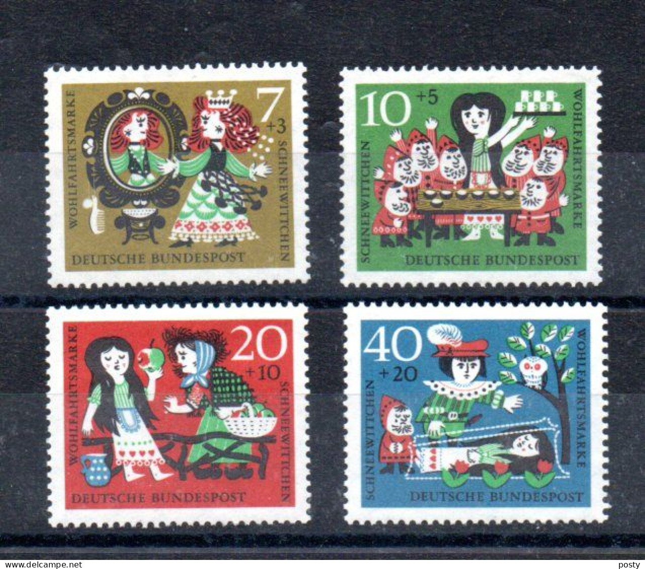 ALLEMAGNE - GERMANY - 1962 - BIENFAISANCE - CHARITY - BLANCHE NEIGE - SNOW WHITE - - Ungebraucht