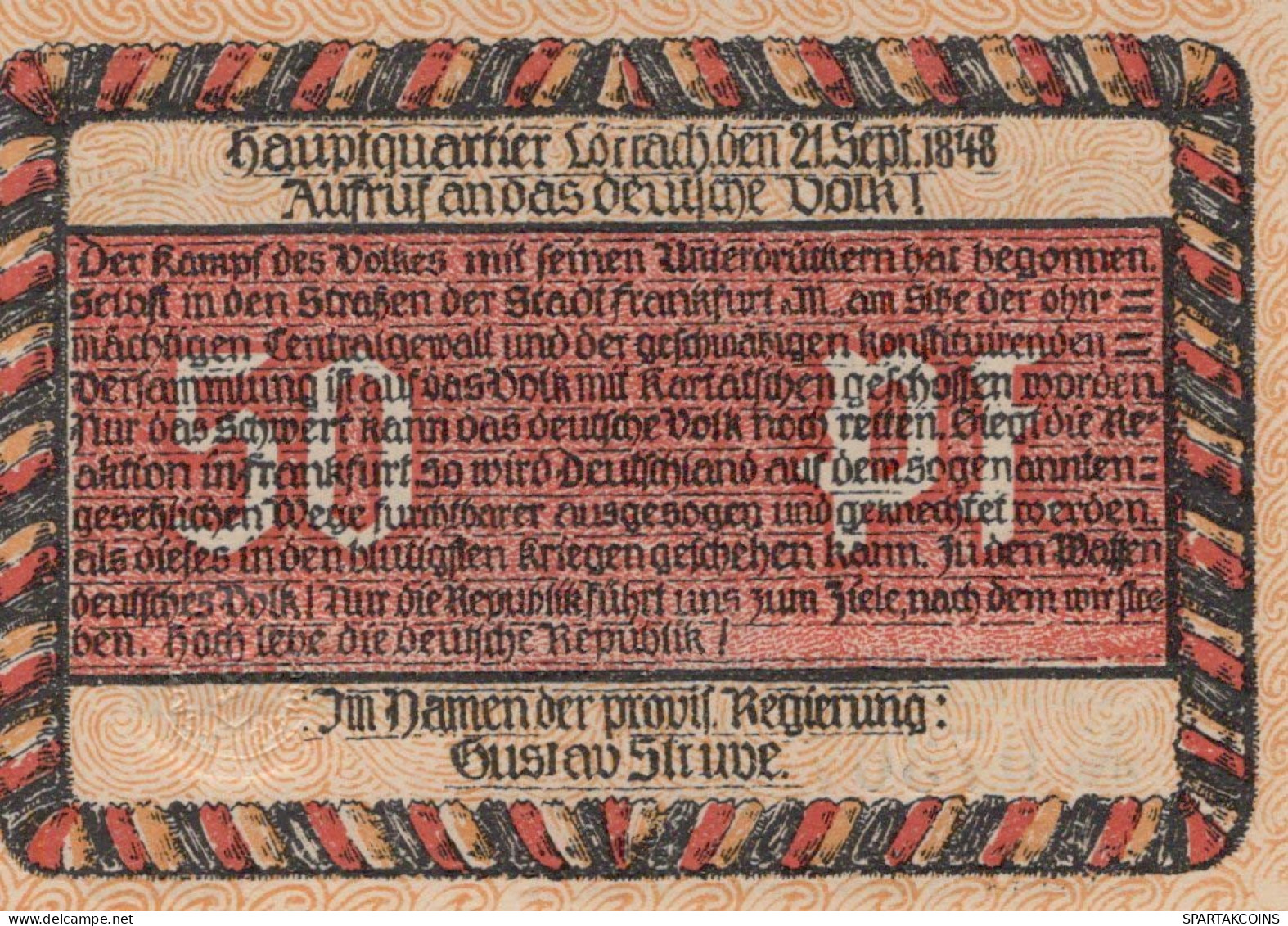 50 PFENNIG 1922 Stadt LoRRACH Baden UNC DEUTSCHLAND Notgeld Banknote #PC483 - [11] Local Banknote Issues