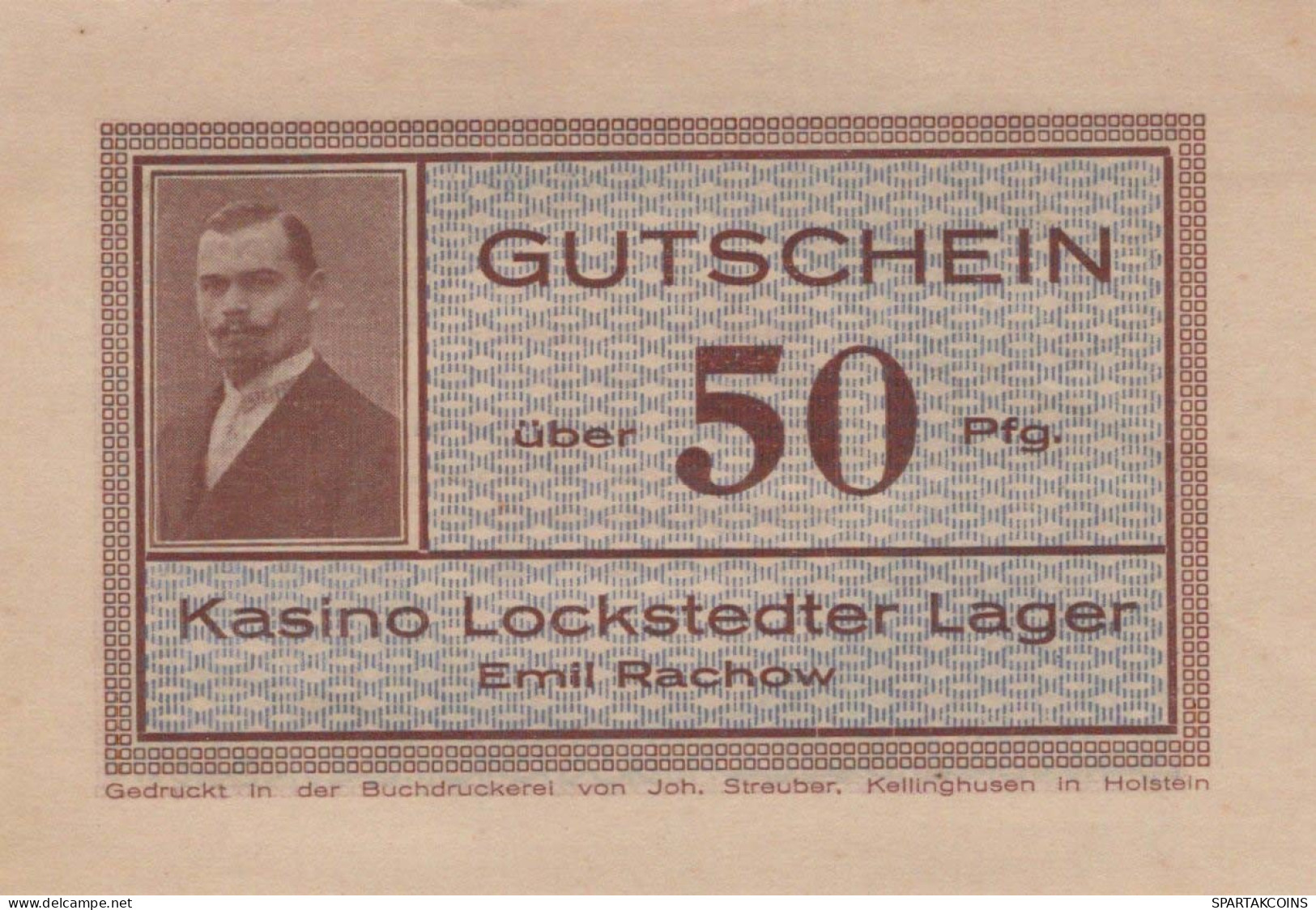 50 PFENNIG 1922 Stadt KUMMERFELD Schleswig-Holstein UNC DEUTSCHLAND #PC499 - Lokale Ausgaben