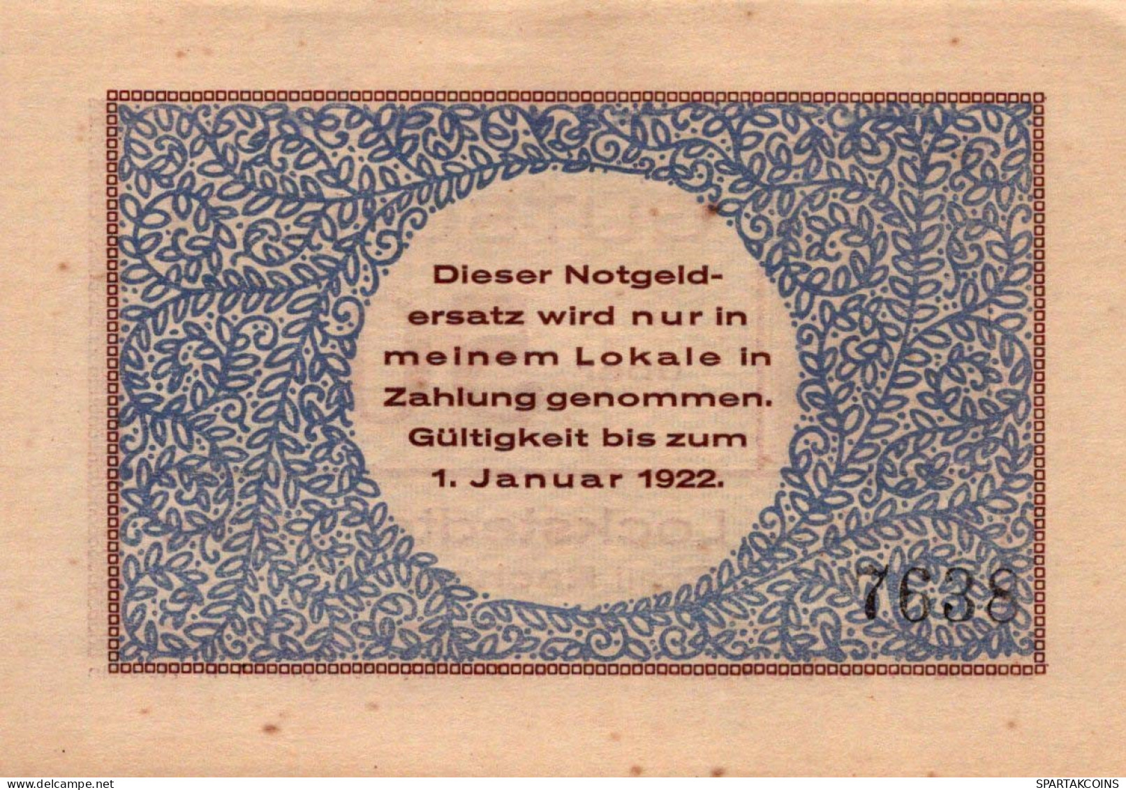 50 PFENNIG 1922 Stadt KUMMERFELD Schleswig-Holstein UNC DEUTSCHLAND #PC498 - Lokale Ausgaben