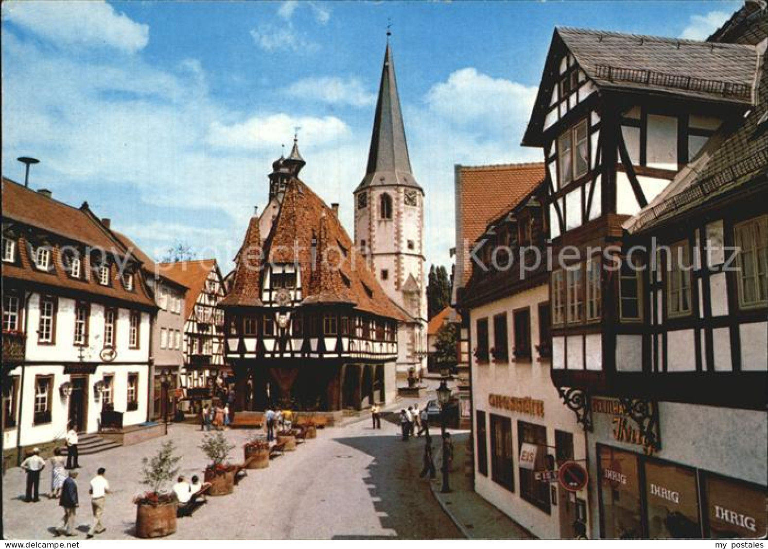 72504925 Michelstadt Marktplatz Historisches Rathaus Michelstadt - Michelstadt