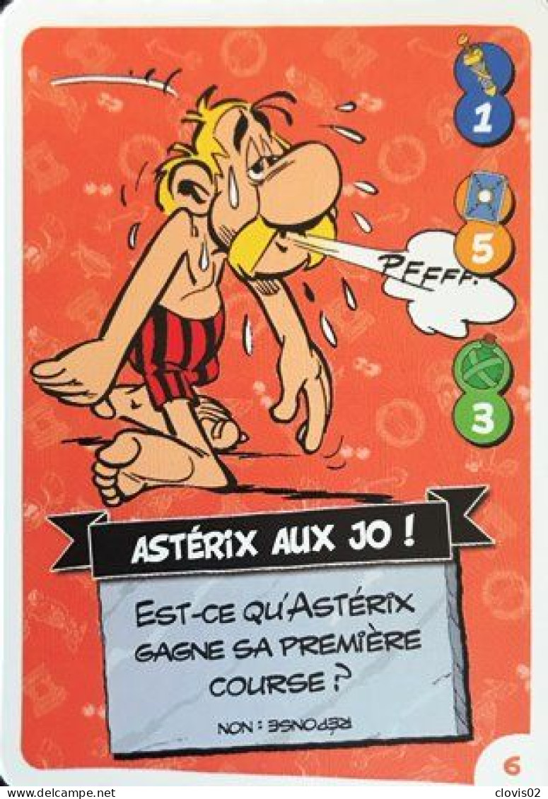 C6 - Carte Astérix Aux Jeux Olympiques Collector Cora/Match 2024 - Otros & Sin Clasificación