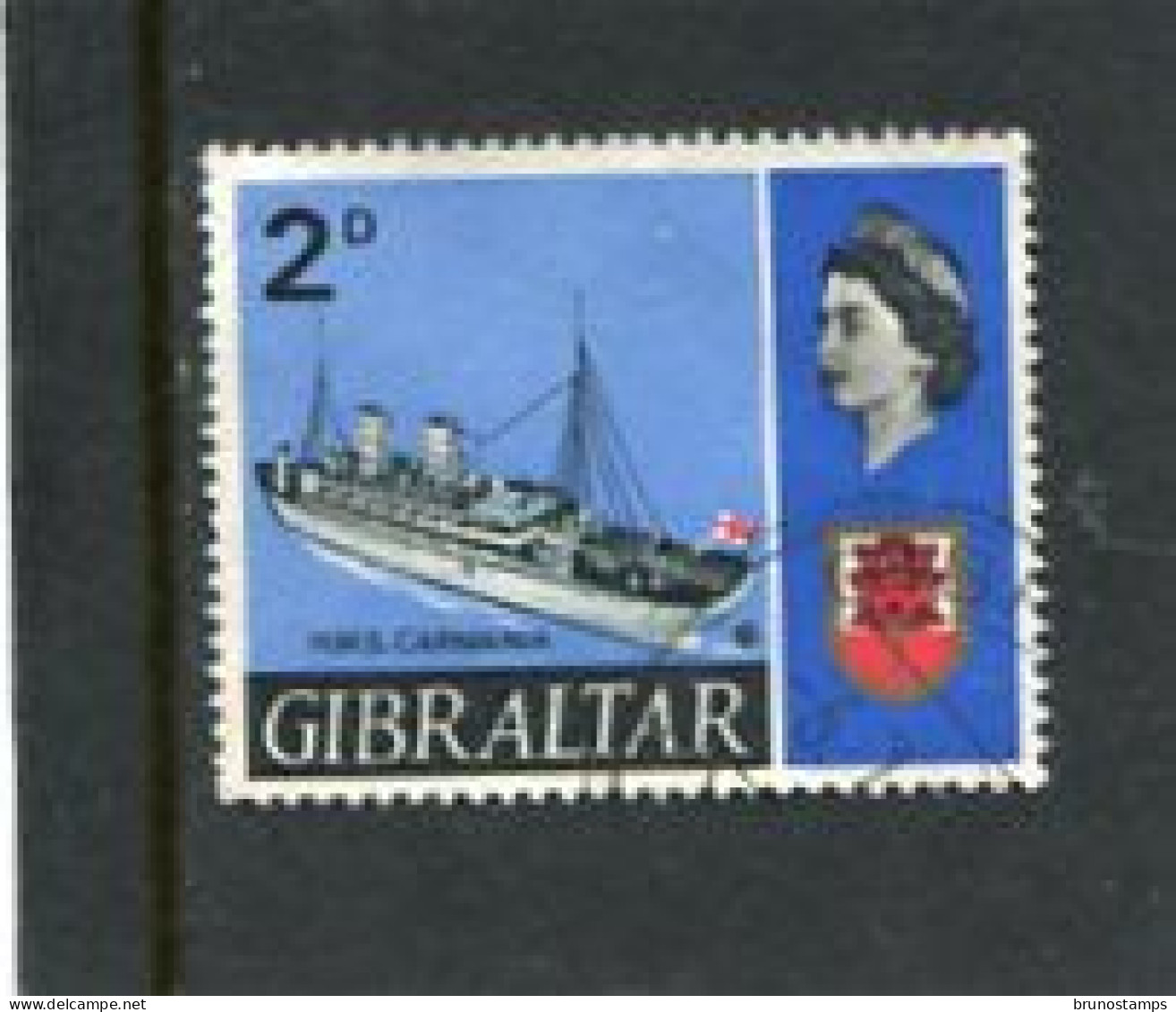 GIBRALTAR - 1967  2d   DEFINITIVE  FINE USED - Gibraltar