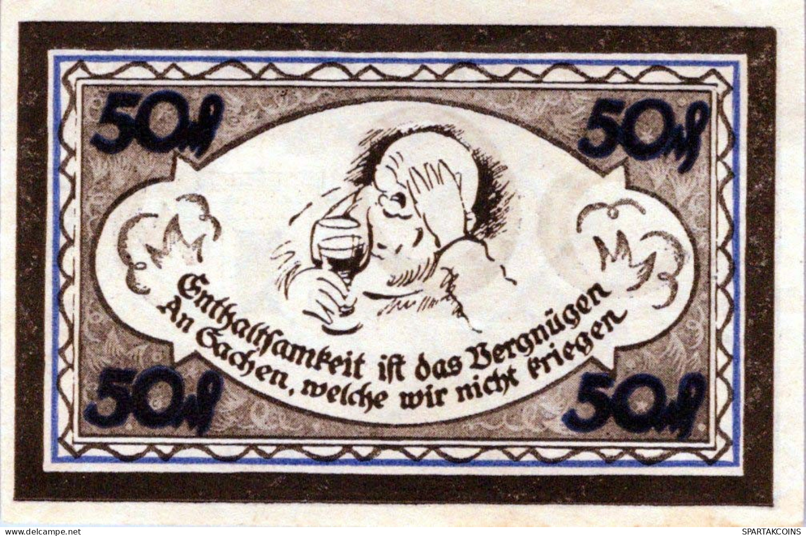50 PFENNIG 1921 Stadt STOLZENAU Hanover DEUTSCHLAND Notgeld Banknote #PG235 - Lokale Ausgaben