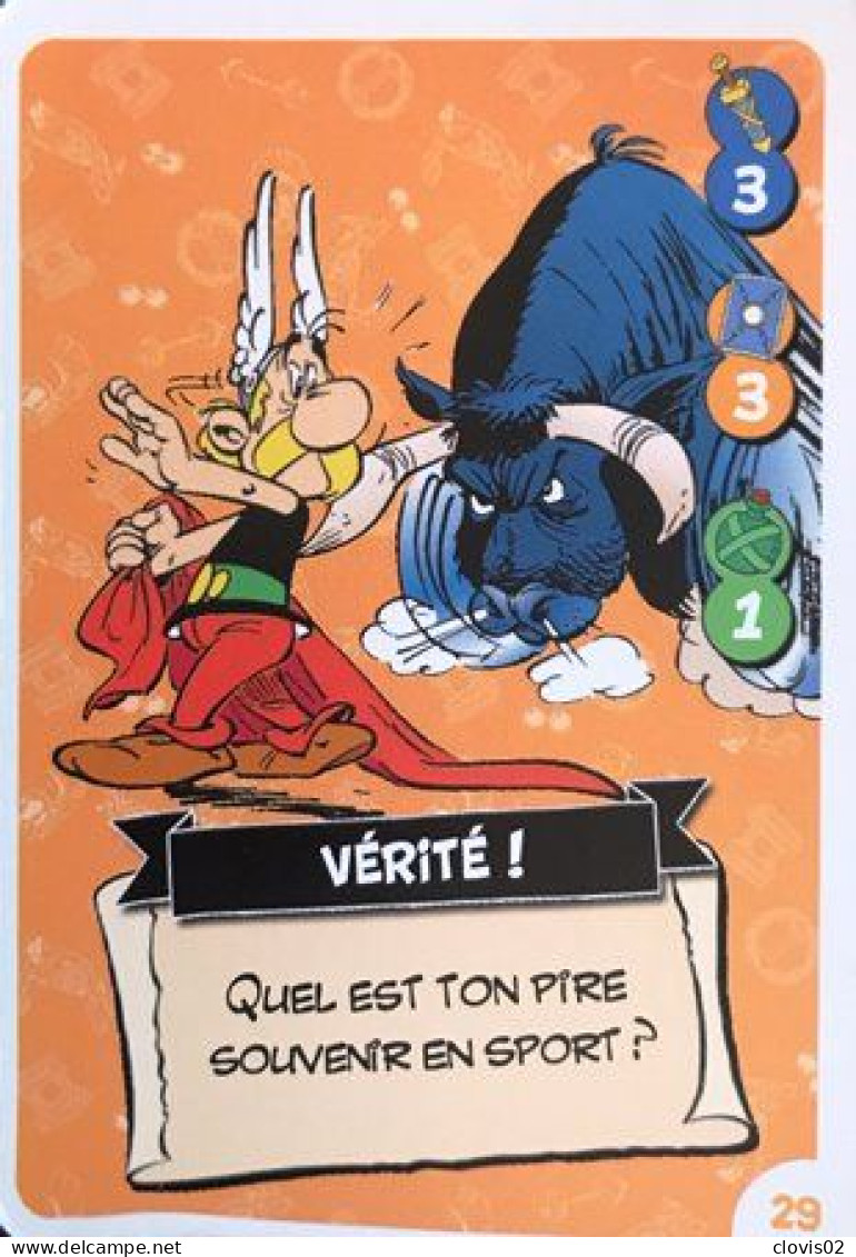 C29 - Carte Astérix Aux Jeux Olympiques Collector Cora/Match 2024 - Autres & Non Classés