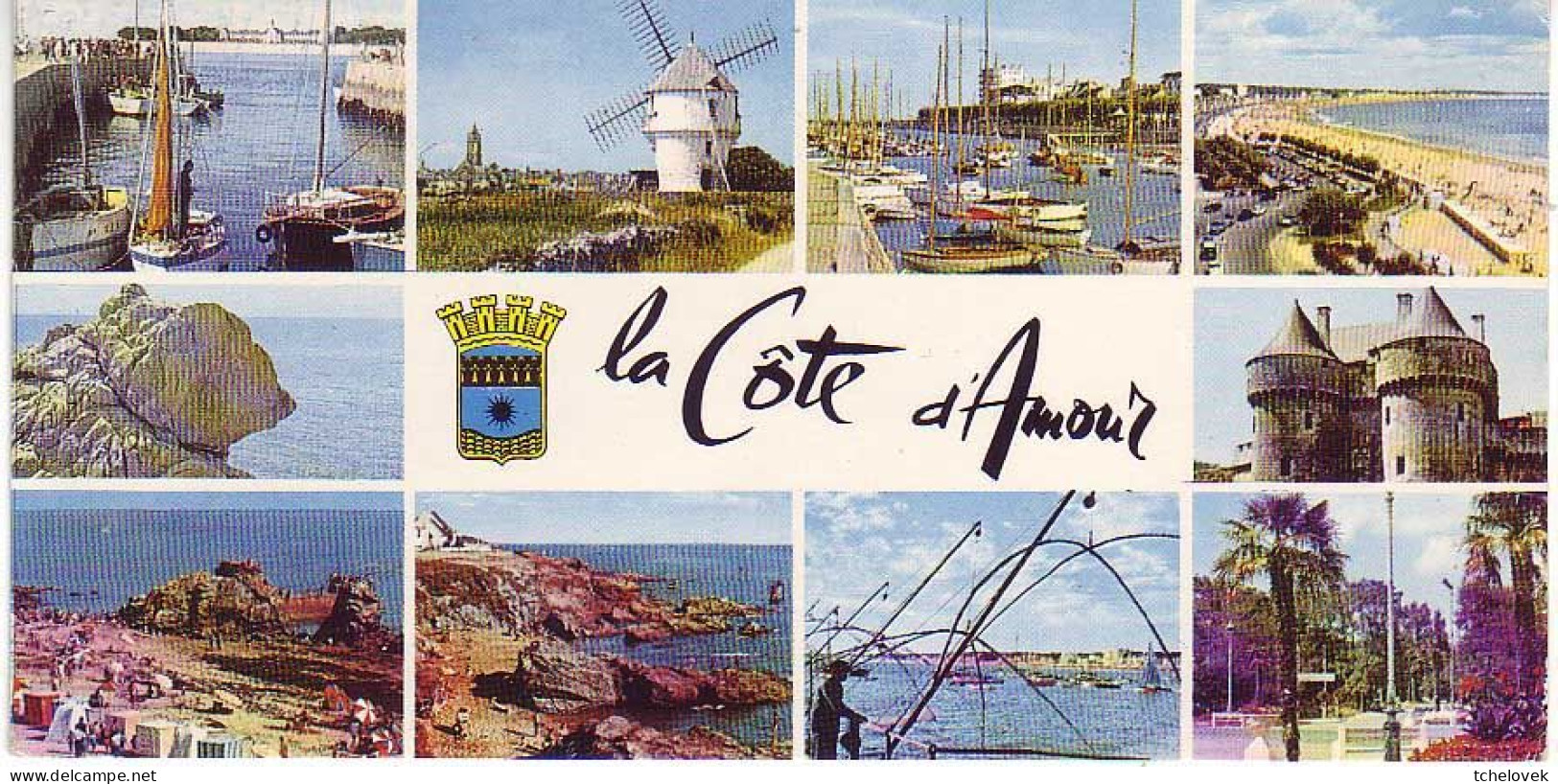(44). Loire Atlantique. Cote D'Amour & Carte Pub Bateau Phare Elephant - Other & Unclassified