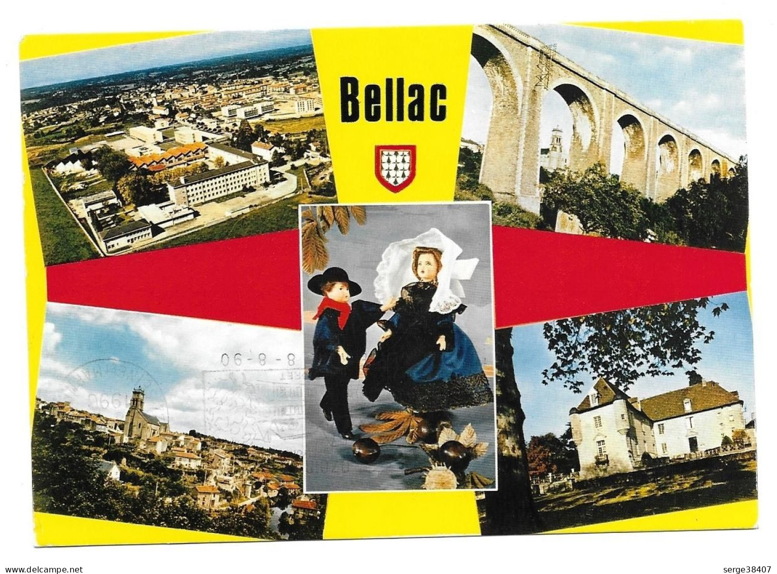 Bellac - Le C.E.T - Viaduc - Hôtel De Ville - Vue Générale # 10-20/12 - Bellac