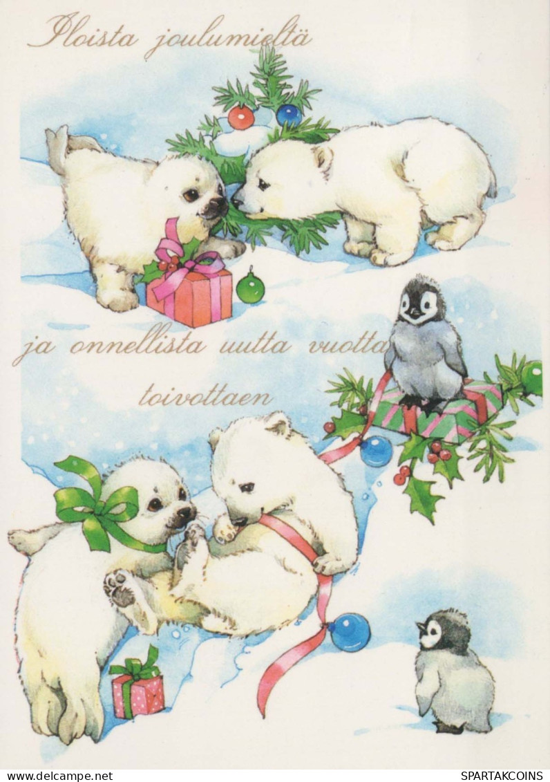 Buon Anno Natale NASCERE Vintage Cartolina CPSM #PAU710.IT - New Year