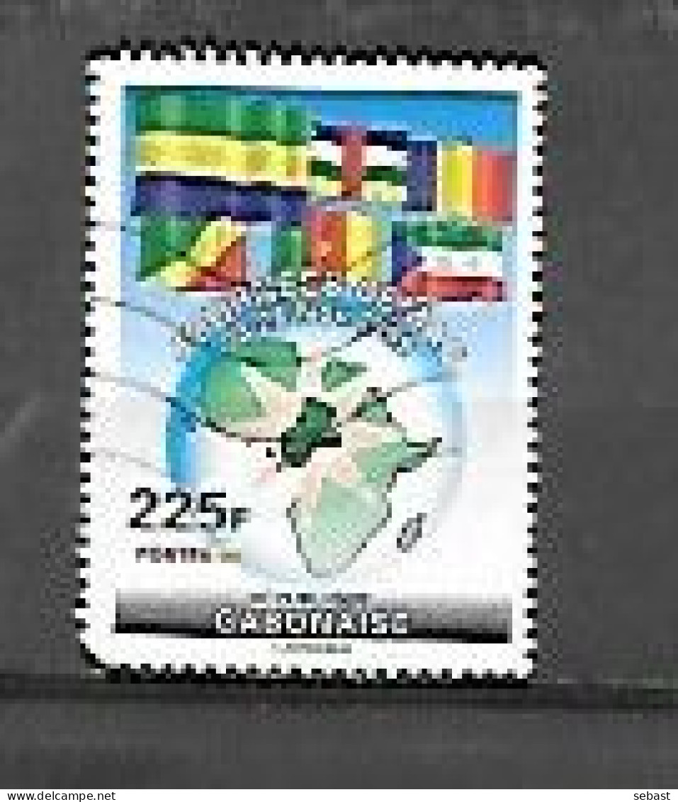 TIMBRE OBLITERE DU GABON DE  1999 N° MICHEL 1489 - Gabon