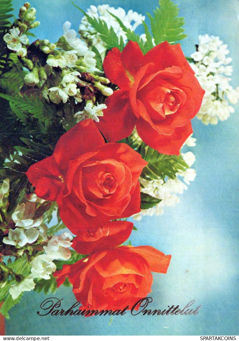 FIORI Vintage Cartolina CPSM #PAR947.IT - Flowers
