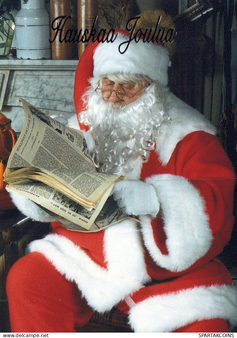 BABBO NATALE Natale Vintage Cartolina CPSM #PAK611.IT - Santa Claus