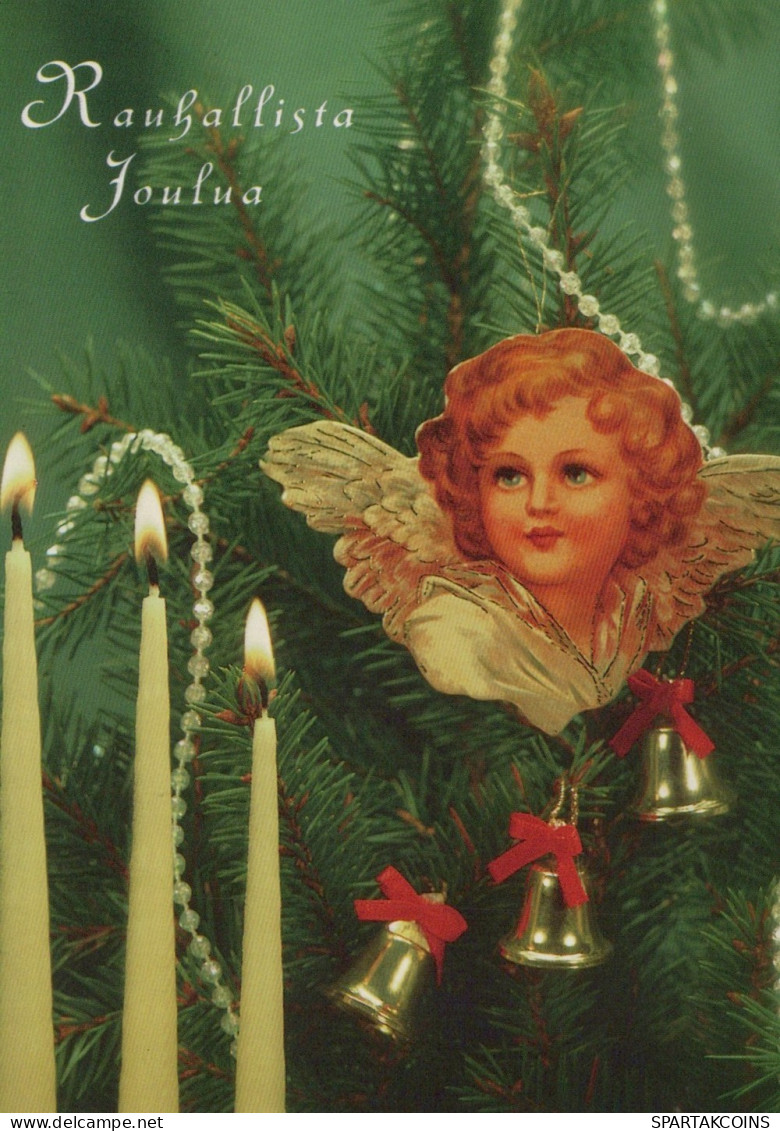 ANGELO Buon Anno Natale Vintage Cartolina CPSM #PAJ242.IT - Anges