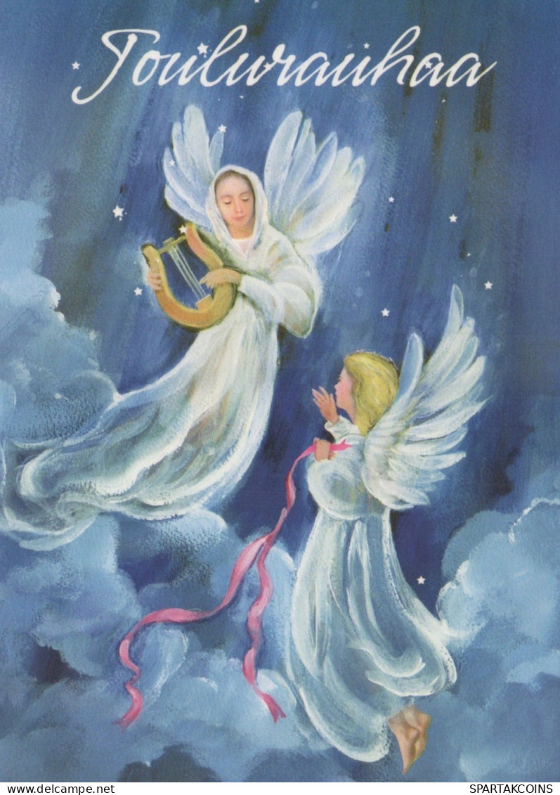 ANGELO Buon Anno Natale Vintage Cartolina CPSM #PAH915.IT - Anges