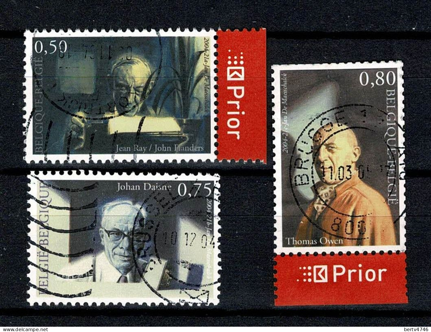 Belg. 2004 - 3326/28, Yv 3313/15, Mi 3375/77 - Used Stamps