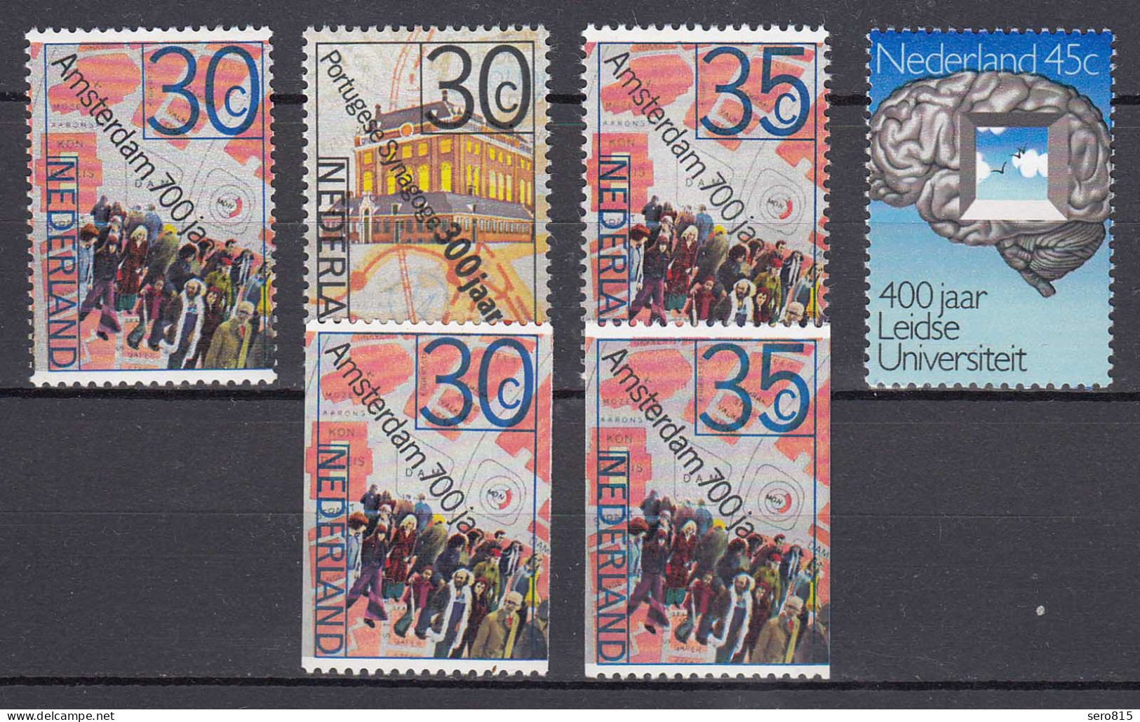 Niederlande  Mi. 1043-1046 A+C  Postfr. Geschichtliche Jahrestage 1975 (80138 - Other & Unclassified