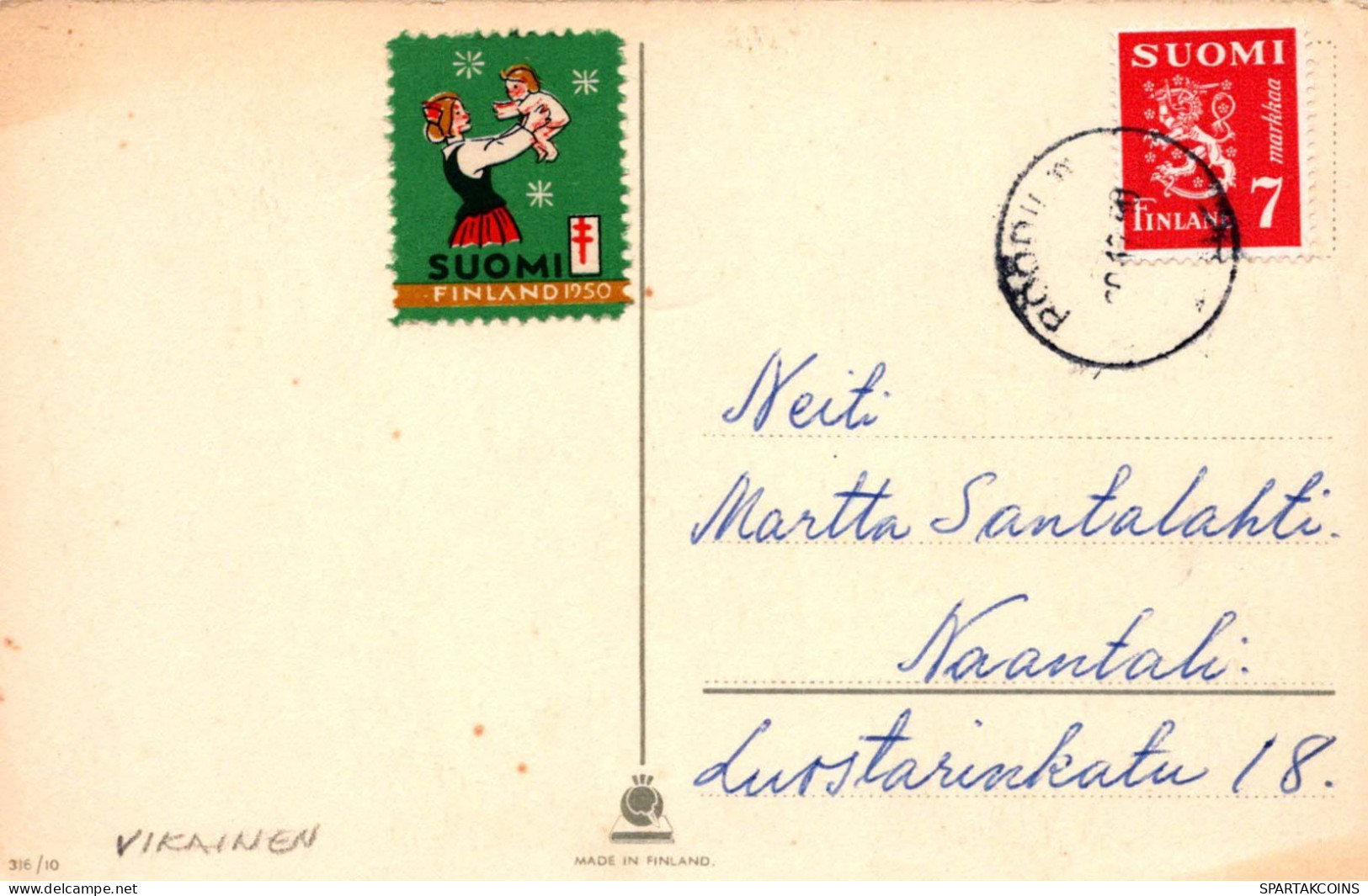ANGEL Christmas Vintage Postcard CPSMPF #PKD382.GB - Engelen