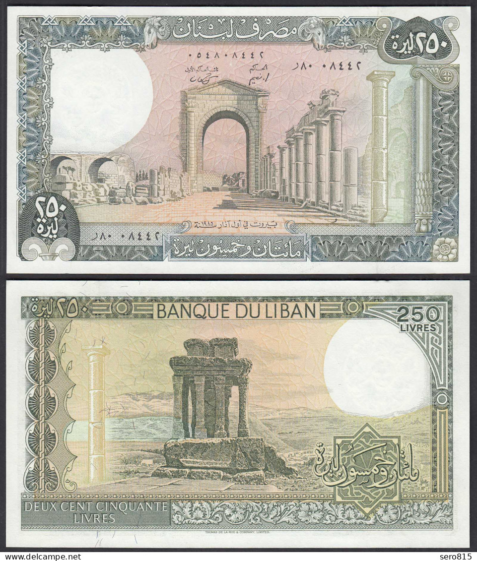 LIBANON - LEBANON 250 Livres Banknote Pick  67c 1985 AUNC (1-)  (25517 - Andere - Azië