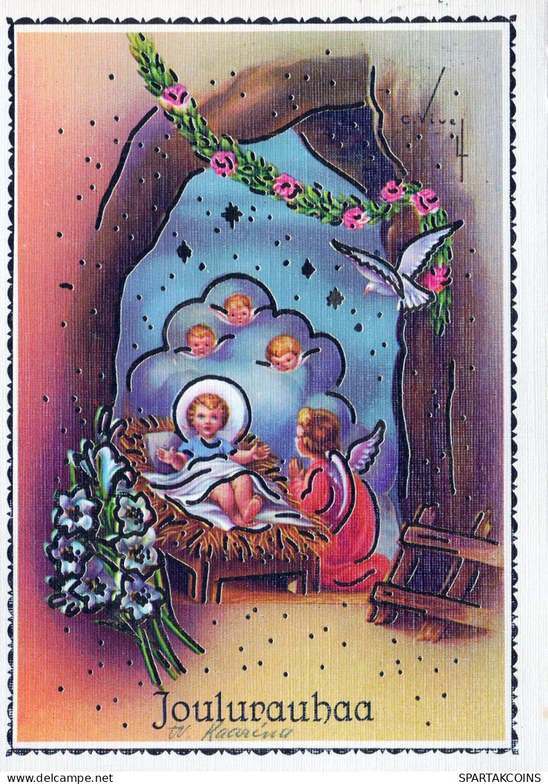 ANGEL Christmas Vintage Postcard CPSM #PBP576.GB - Engel