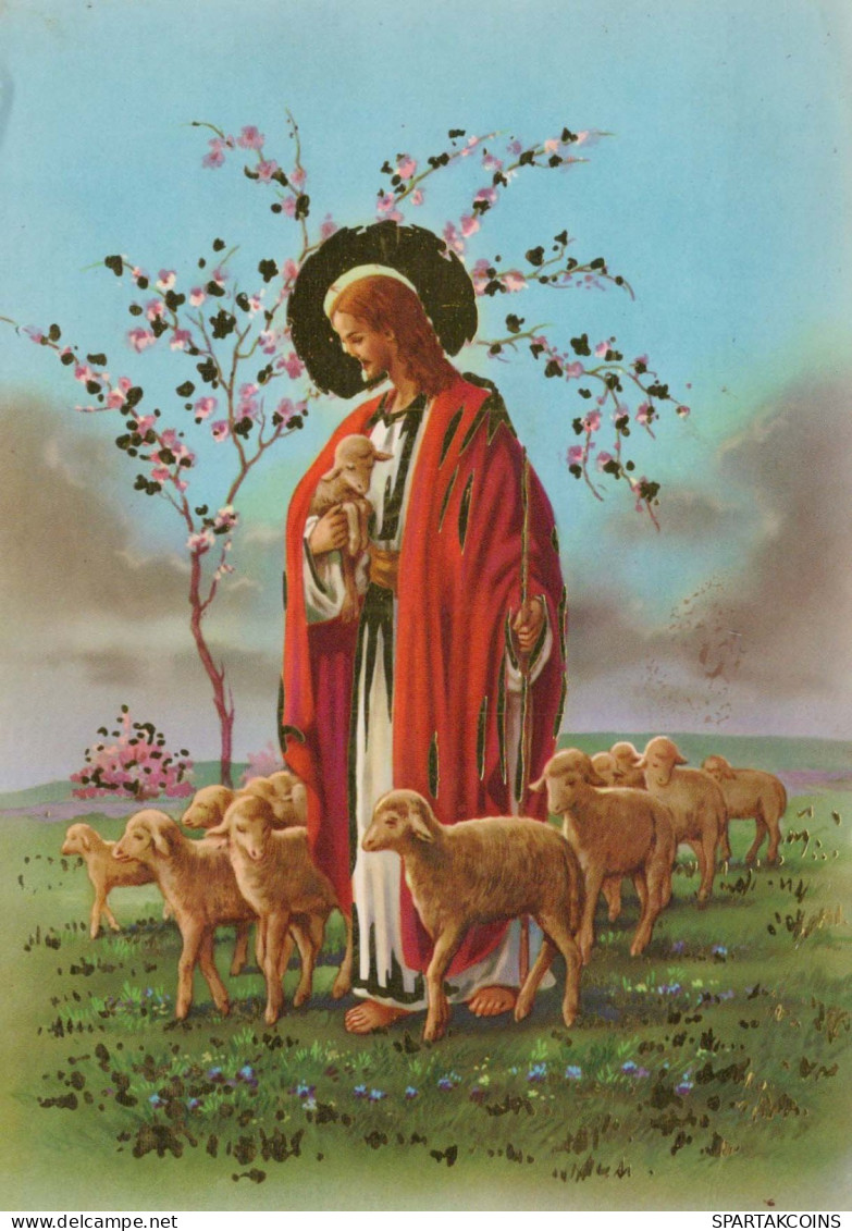 JESUS CHRIST Christianity Religion Vintage Postcard CPSM #PBP768.GB - Jesus