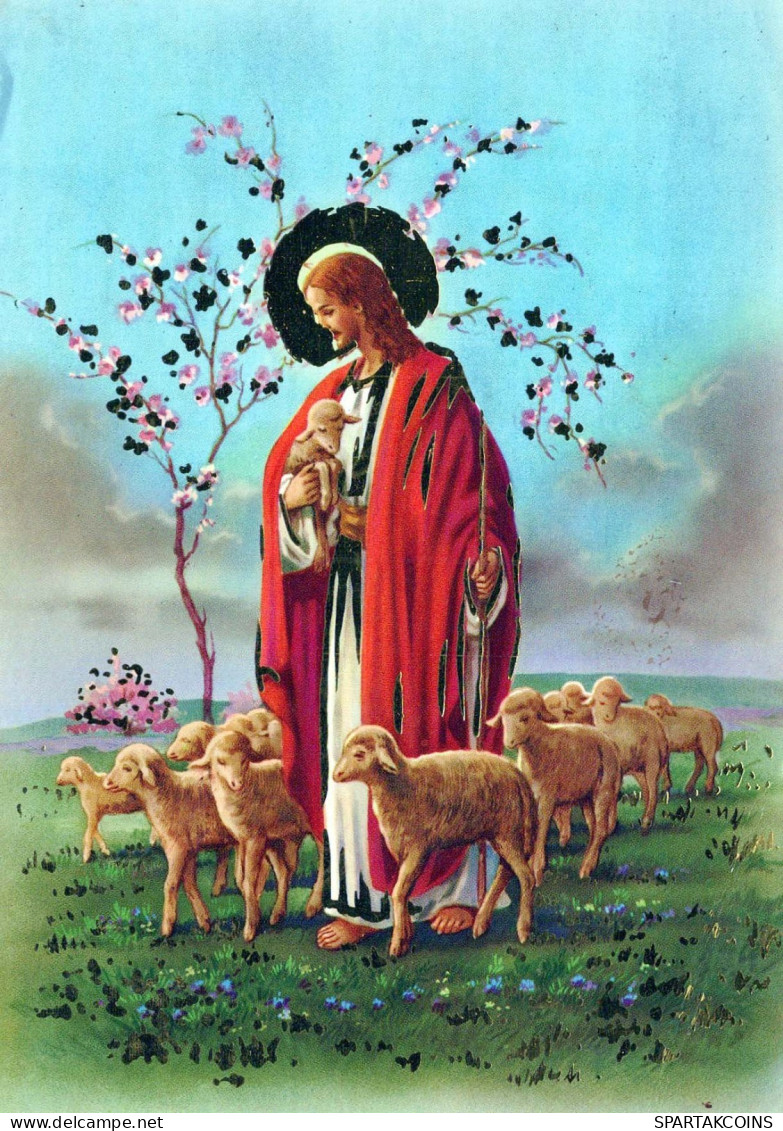 JESUS CHRIST Christianity Religion Vintage Postcard CPSM #PBP768.GB - Jésus