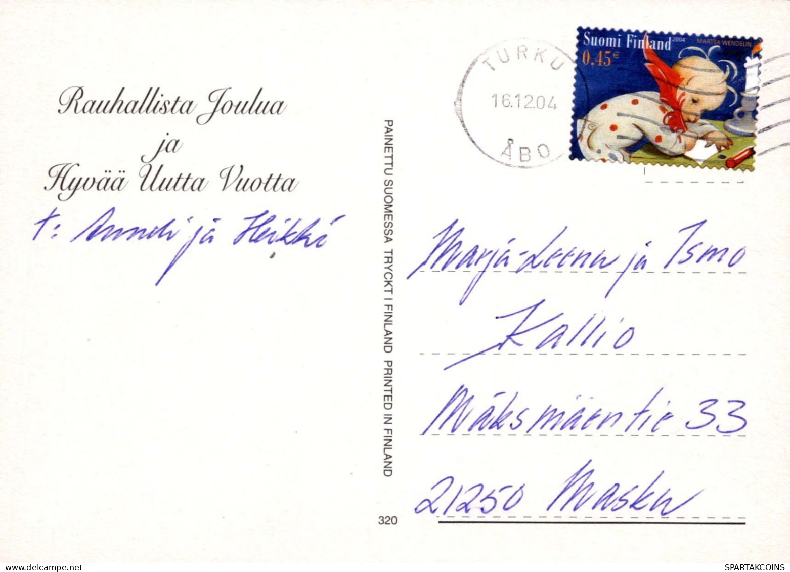 Virgen Mary Madonna Baby JESUS Christmas Religion Vintage Postcard CPSM #PBB866.GB - Maagd Maria En Madonnas