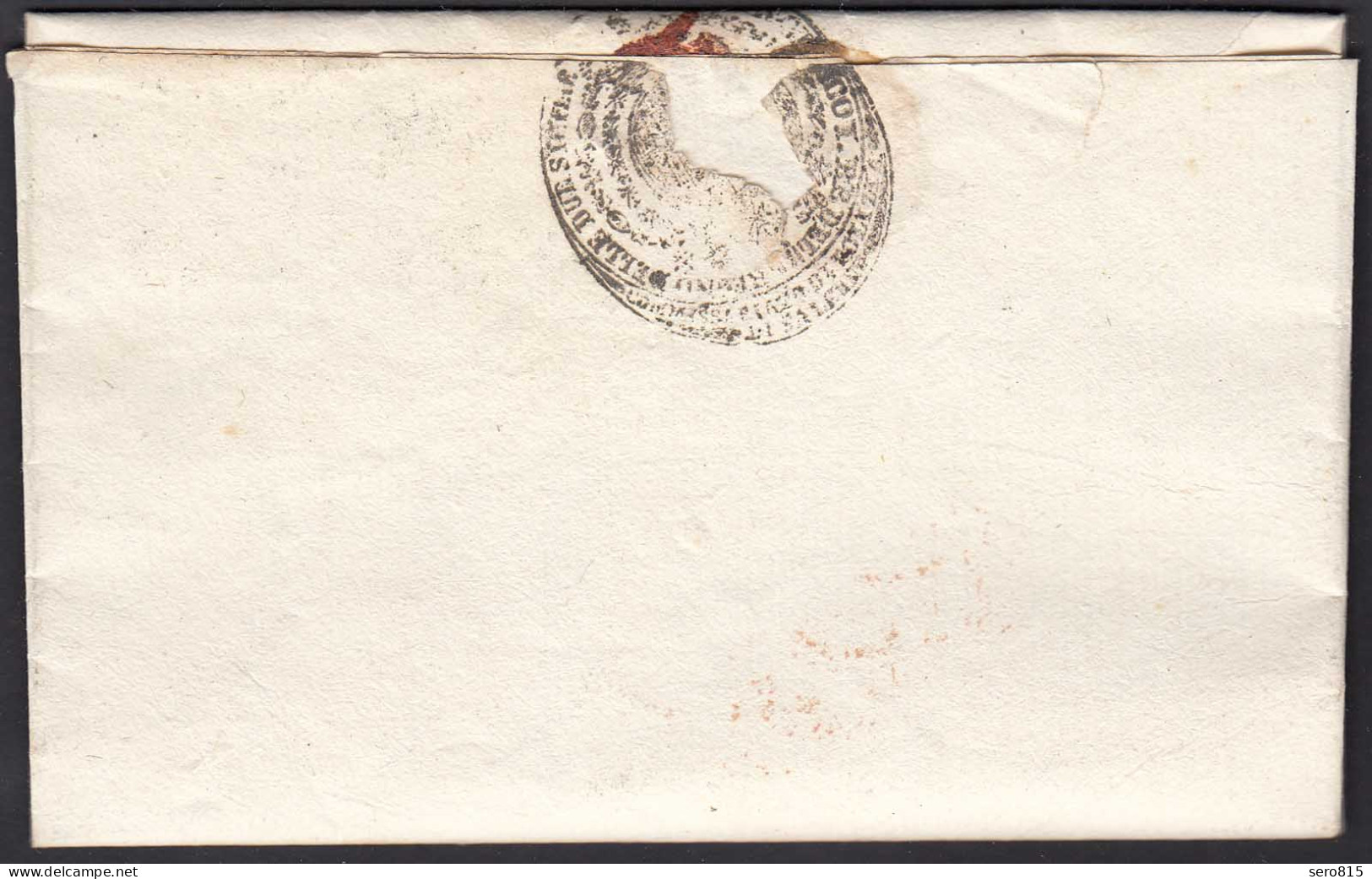 ITALY - ITALIEN Brief 1830 Commissarito Di Poliziaro Mit Inhalt    (25599 - Andere-Europa