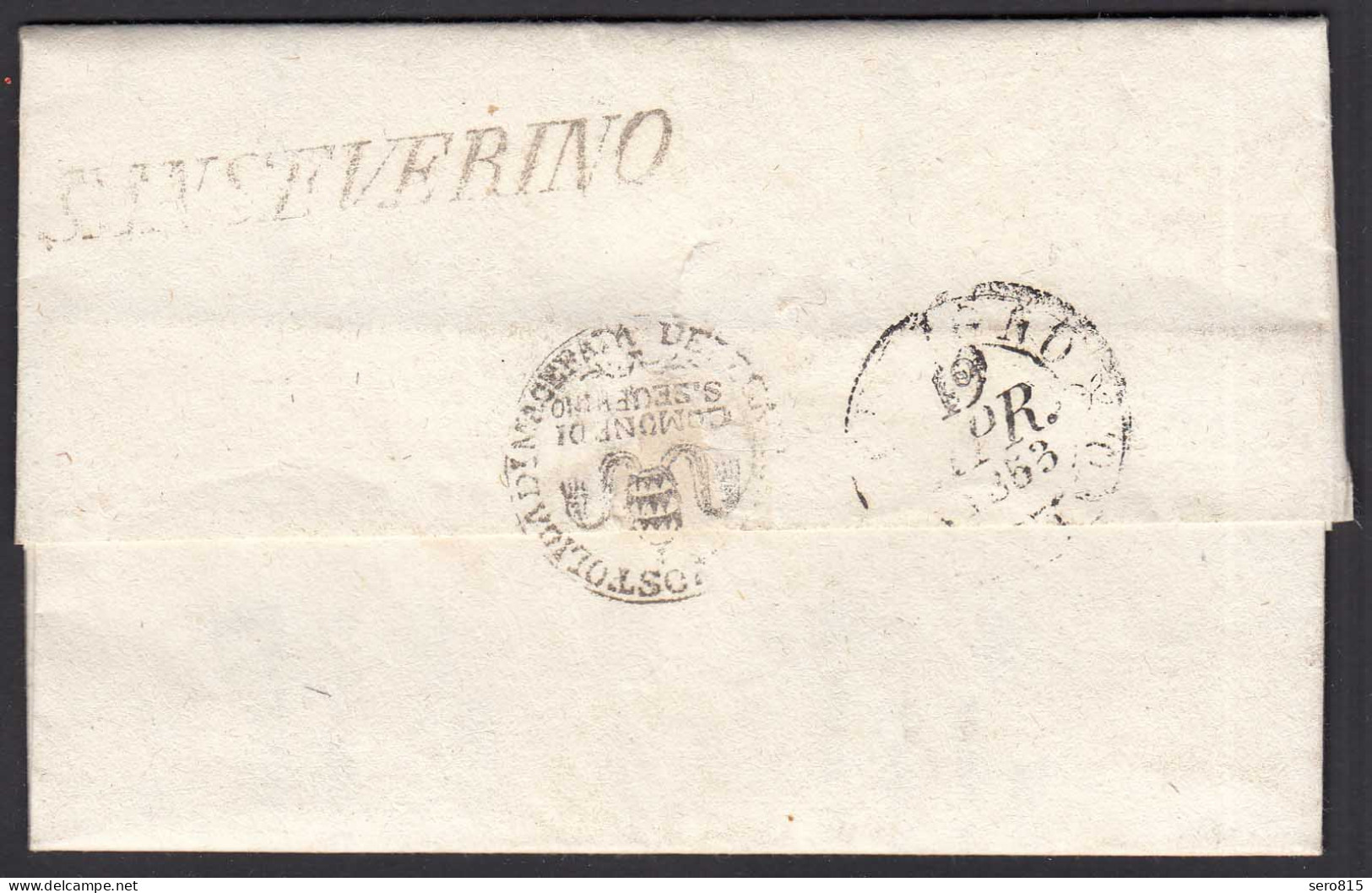 ITALY - ITALIEN Brief 1833 San Severino To TOLENTINO Mit Inhalt    (25600 - Autres - Europe