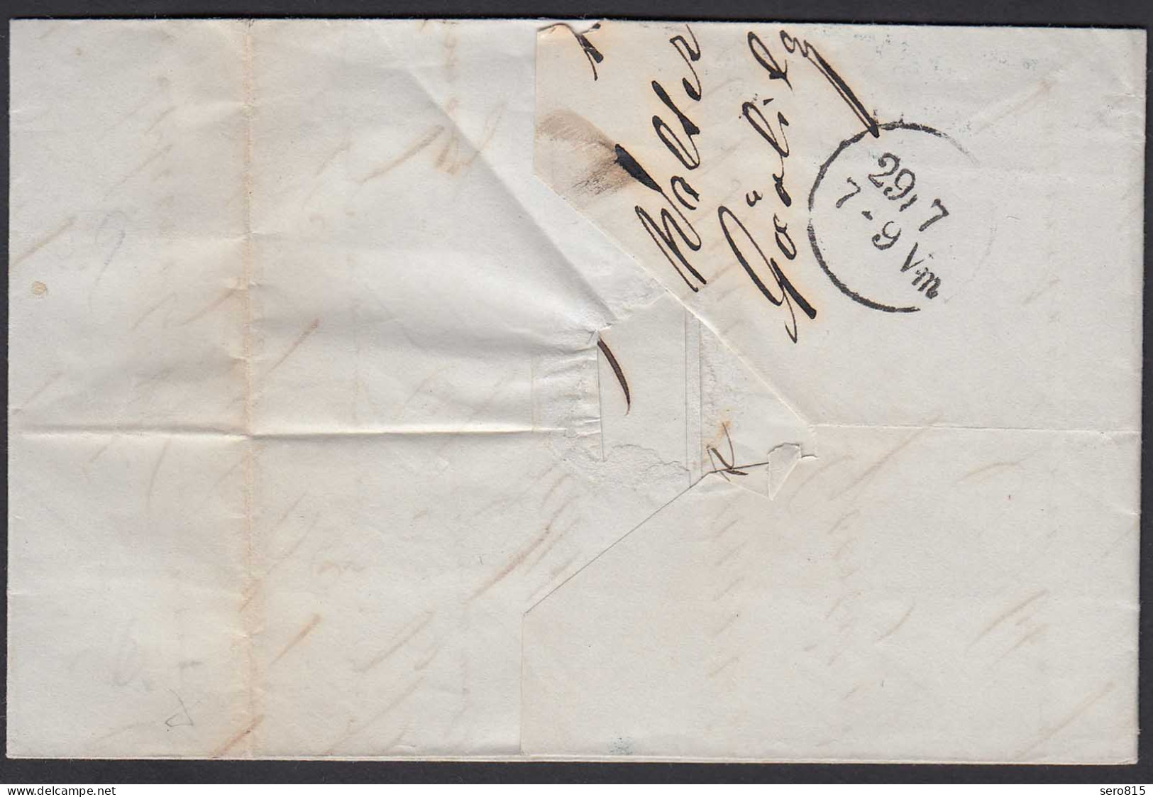 Preussen BRIEF 1859 GÖRLITZ R2 - BERLIN Mit INHALT   (25622 - Other & Unclassified