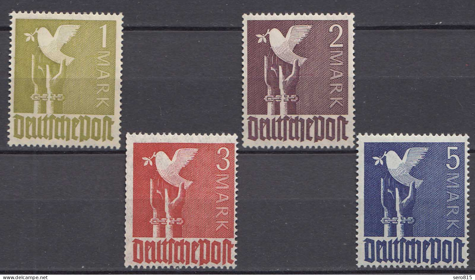 Alliierte Besatzung Nach WW2 - 1, 2, 3, 5 Mark 1947-48 Postfrisch   (19571 - Autres & Non Classés