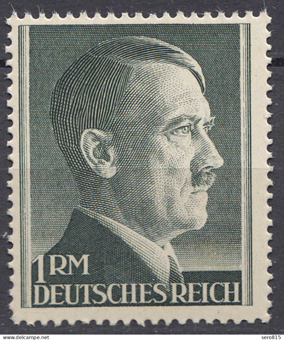 Germany Third Reich WW2 1 Mark Adolf Hitler HEAD 1944 MNH  (19570 - Autres & Non Classés