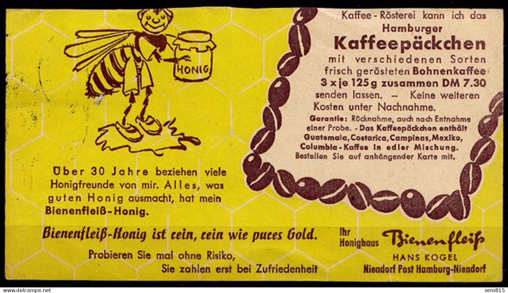 Brinkensen über Alfeld 1956 Bedarfskarte Klarer Stempel   (6917 - Other & Unclassified