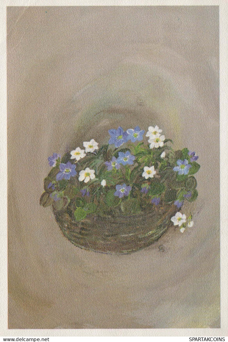 FLOWERS Vintage Ansichtskarte Postkarte CPSM #PAR104.DE - Blumen