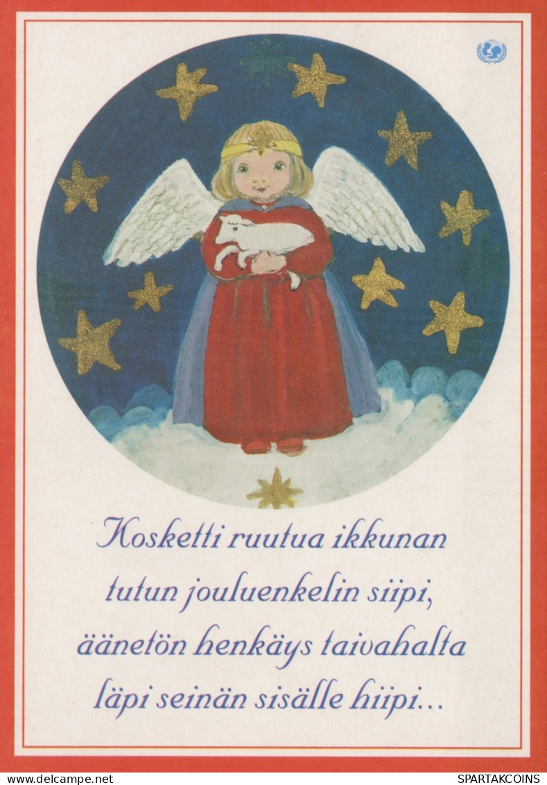 ENGEL WEIHNACHTSFERIEN Feiern & Feste Vintage Ansichtskarte Postkarte CPSM #PAJ304.DE - Engelen