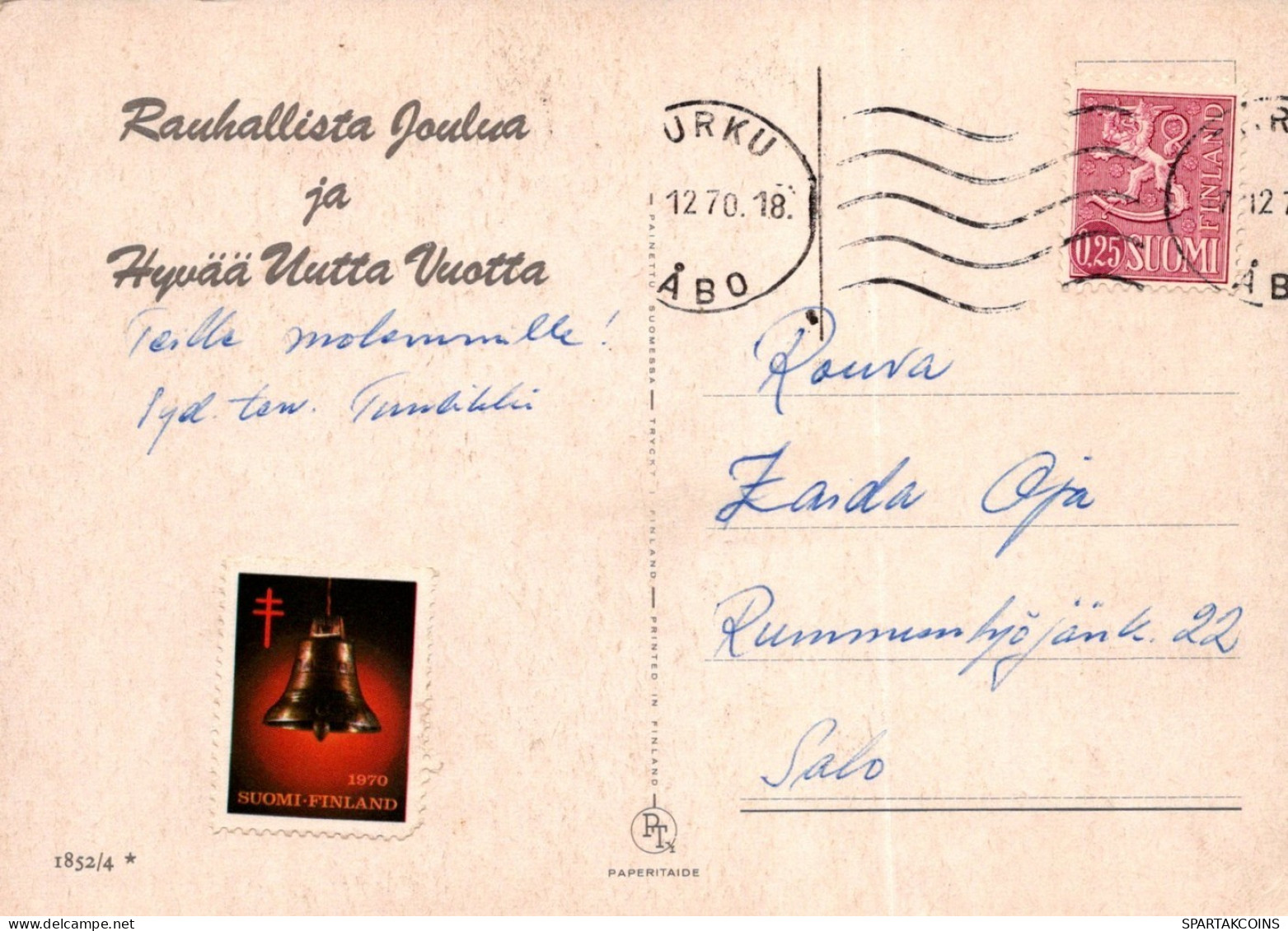 ENGEL WEIHNACHTSFERIEN Feiern & Feste Vintage Ansichtskarte Postkarte CPSM #PAH788.DE - Engel