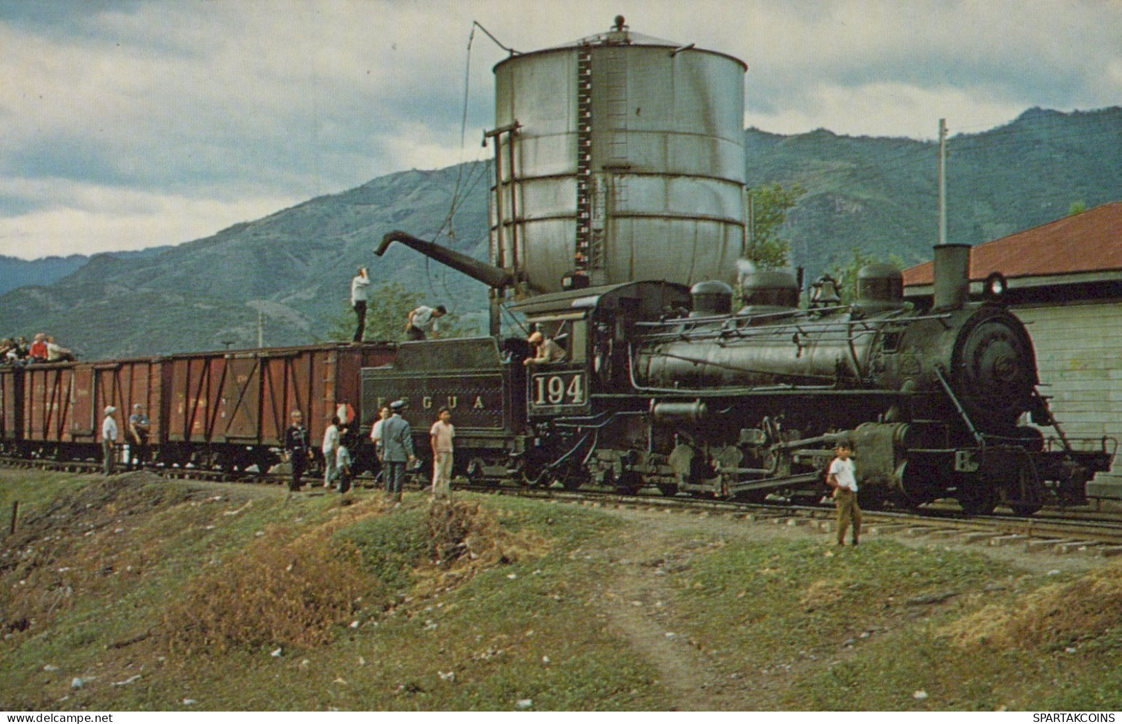 ZUG Schienenverkehr Eisenbahnen Vintage Ansichtskarte Postkarte CPSMF #PAA584.DE - Trains