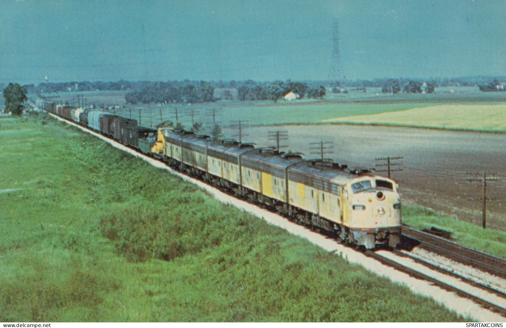 ZUG Schienenverkehr Eisenbahnen Vintage Ansichtskarte Postkarte CPSMF #PAA650.DE - Treinen
