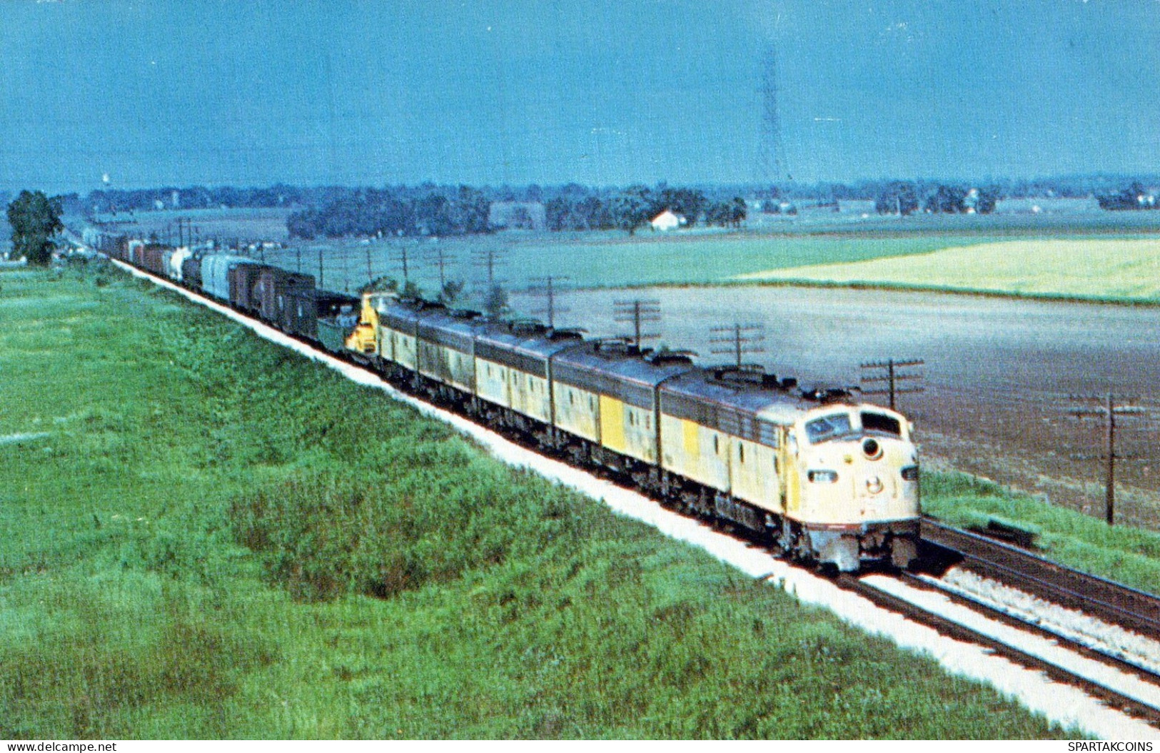 ZUG Schienenverkehr Eisenbahnen Vintage Ansichtskarte Postkarte CPSMF #PAA650.DE - Treinen