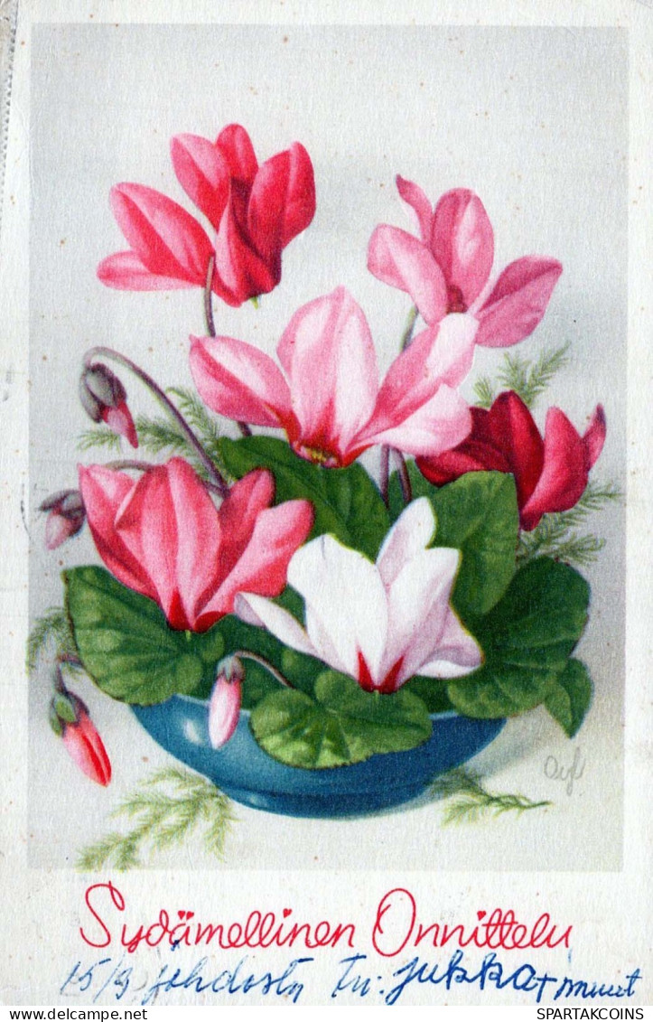 FIORI Vintage Cartolina CPA #PKE711.IT - Flowers