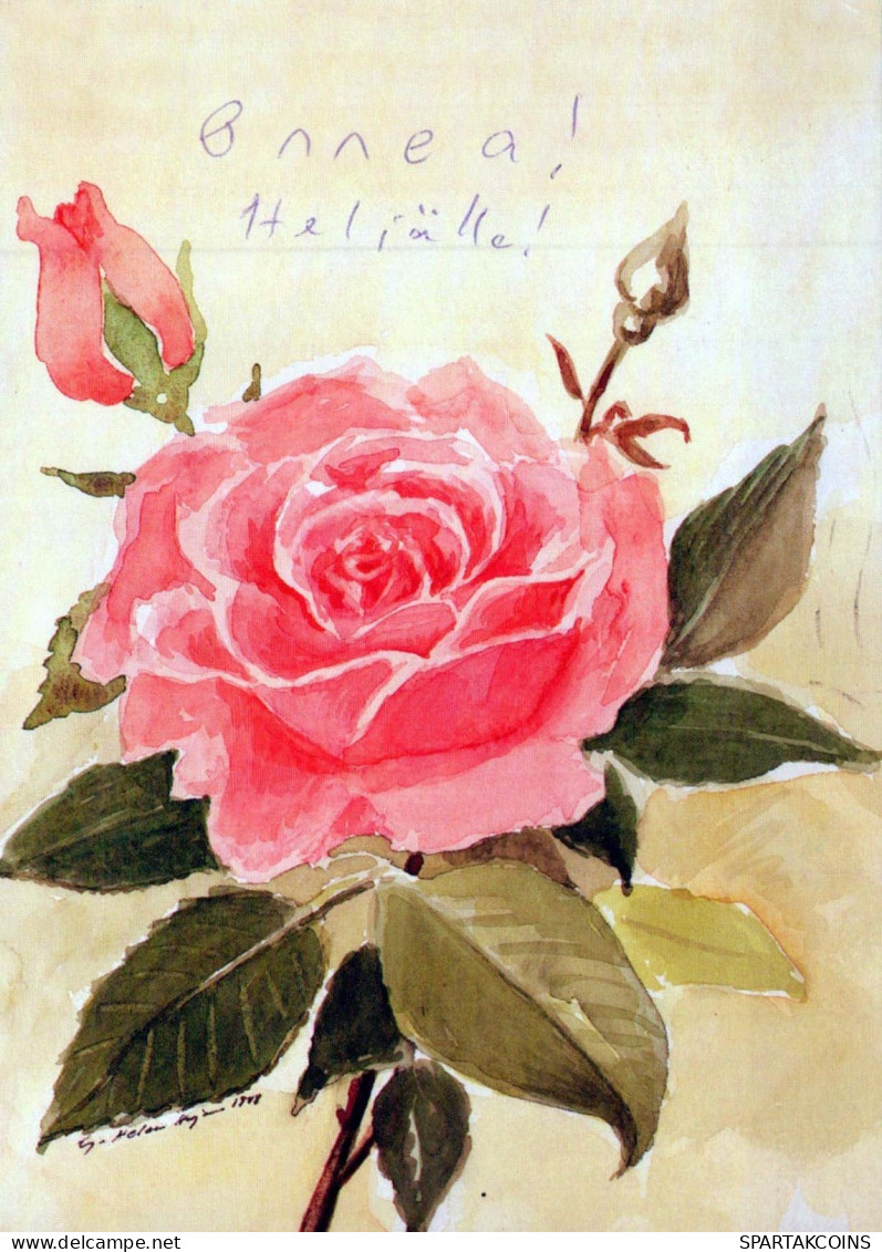 FIORI Vintage Cartolina CPSM #PBZ235.IT - Flowers