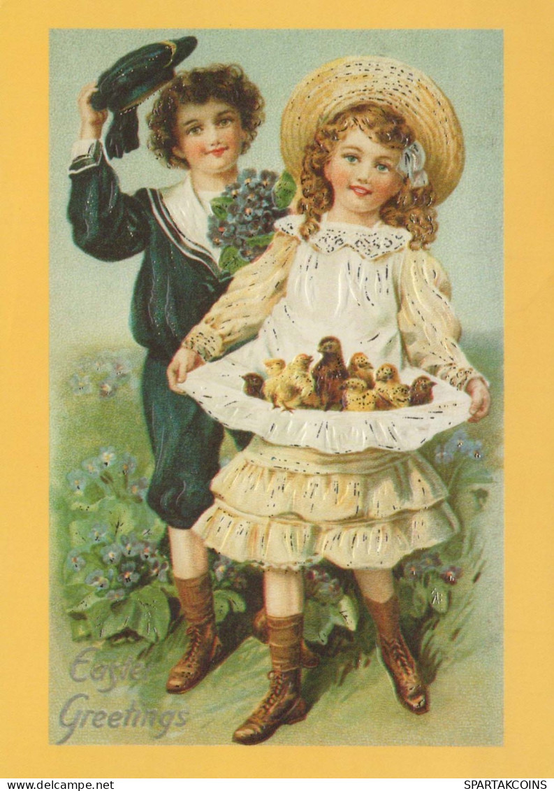 PASQUA BAMBINO Vintage Cartolina CPSM #PBO322.IT - Easter