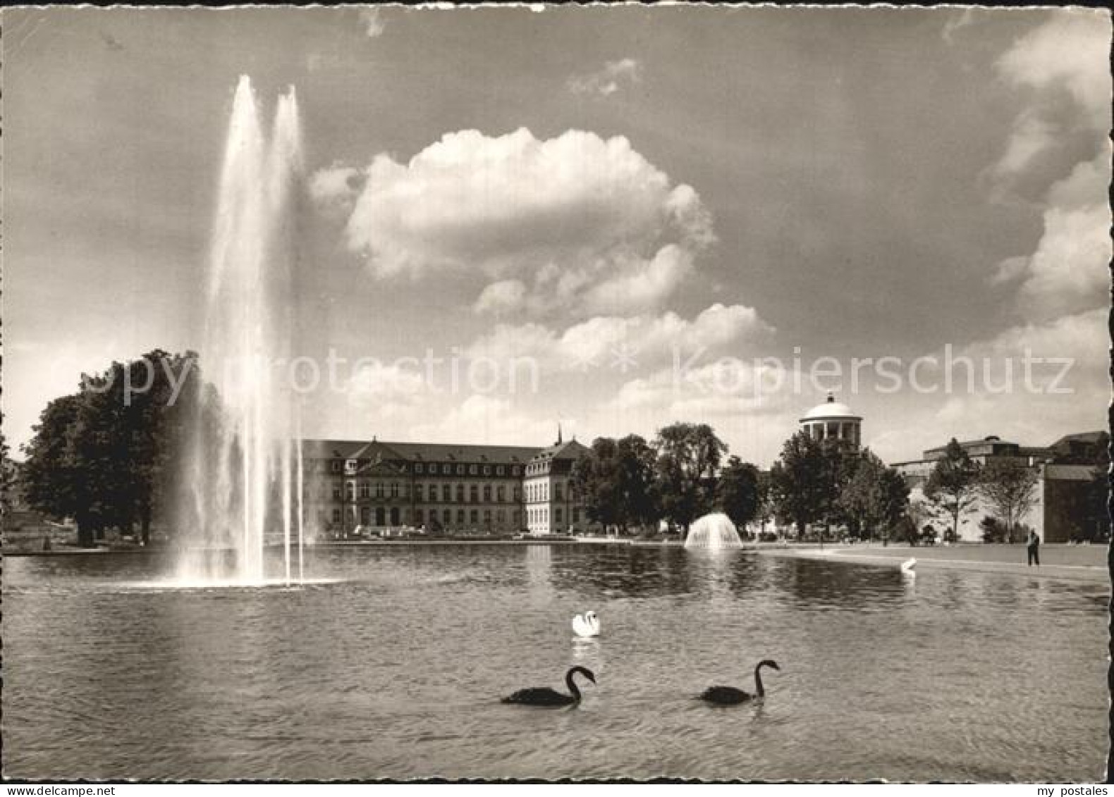 72504708 Stuttgart Anlagensee Neues Schloss Stuttgart - Stuttgart