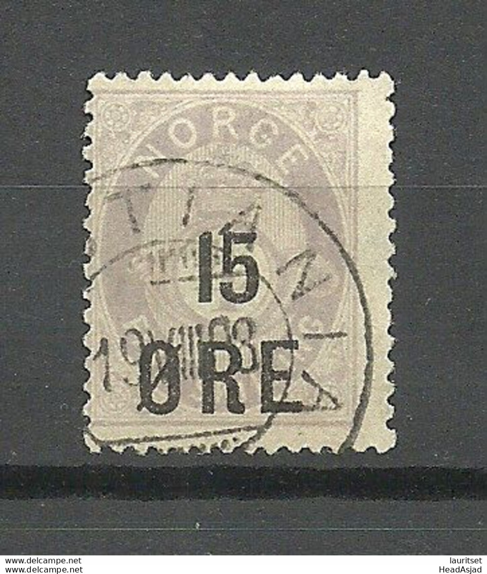 NORWAY 1908 Michel 70 O - Usati