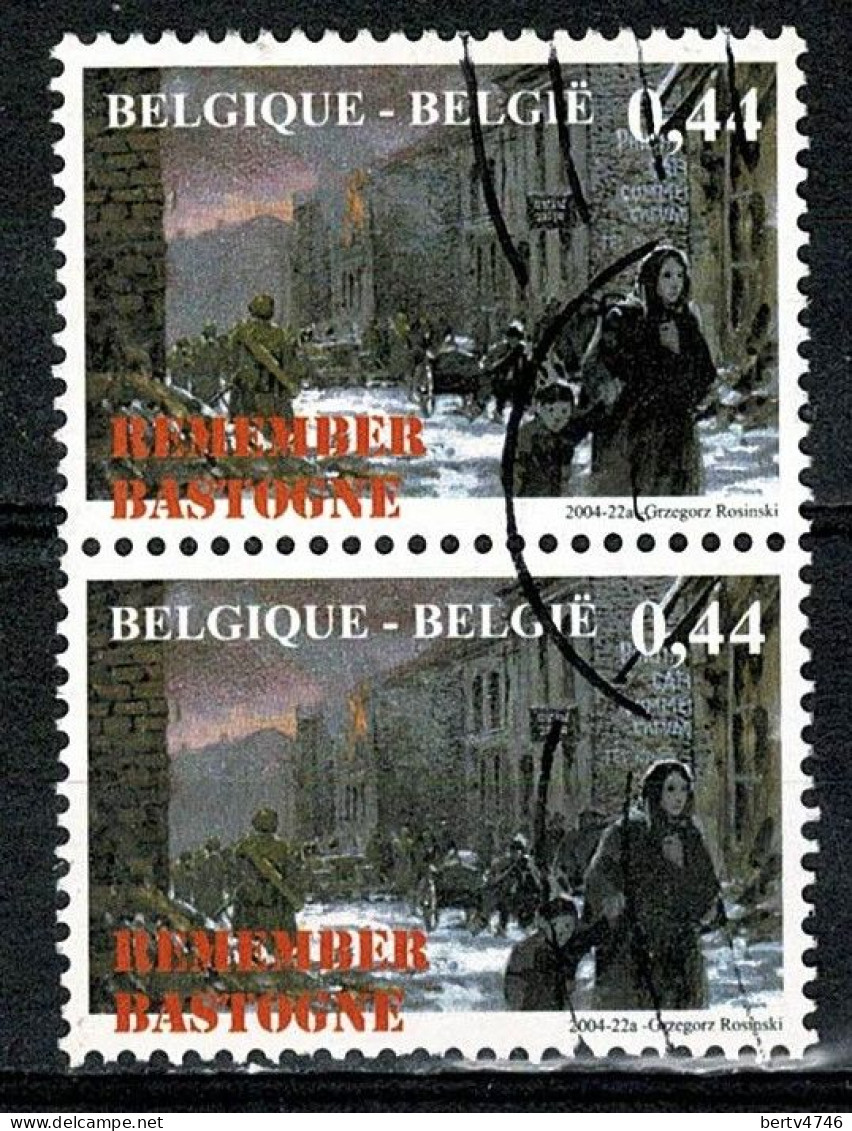 Belg. 2004 - 3329 X 2, Yv 3316 X 2, Mi 3378 X 2 - Used Stamps