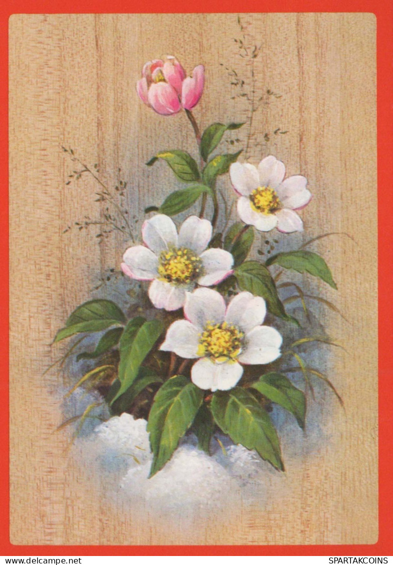 FLORES Vintage Tarjeta Postal CPSM #PAS365.ES - Bloemen