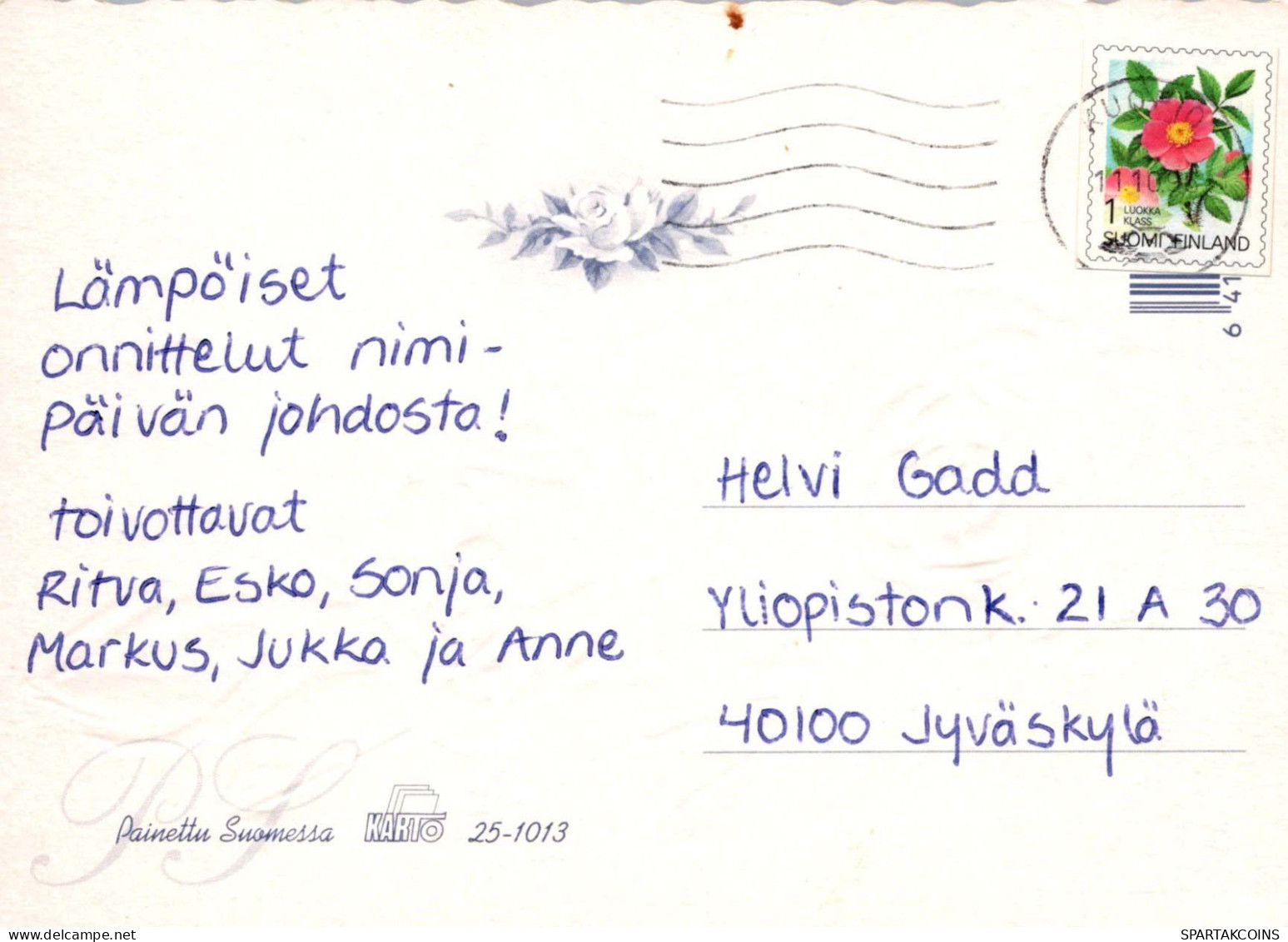 FLORES Vintage Tarjeta Postal CPSM #PAS065.ES - Blumen