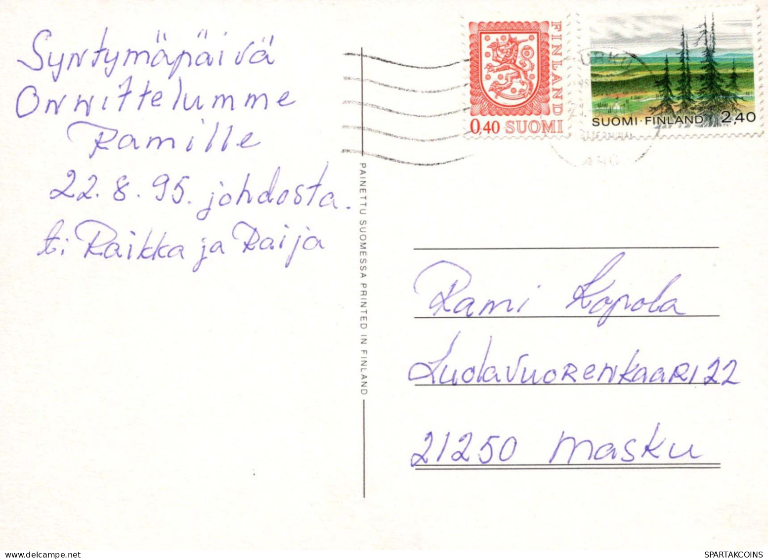 FLORES Vintage Tarjeta Postal CPSM #PAR884.ES - Blumen