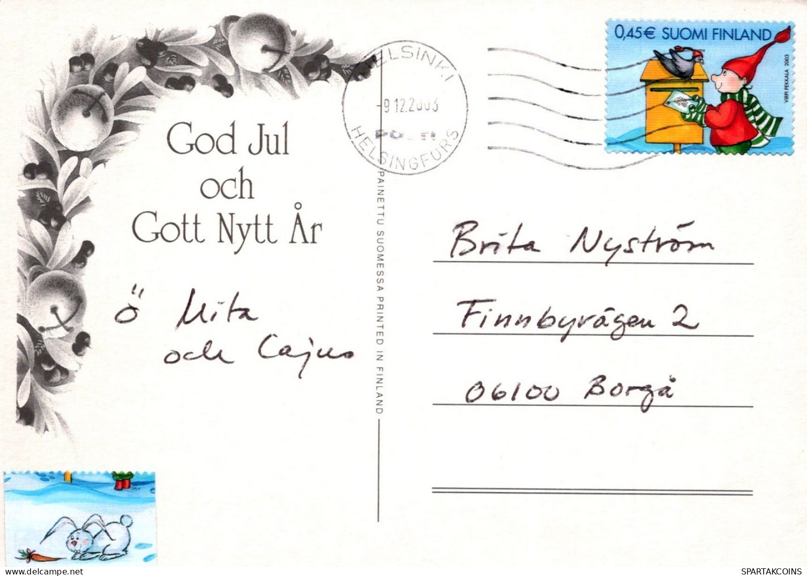 ÁNGEL NAVIDAD Vintage Tarjeta Postal CPSM #PAJ363.ES - Engelen
