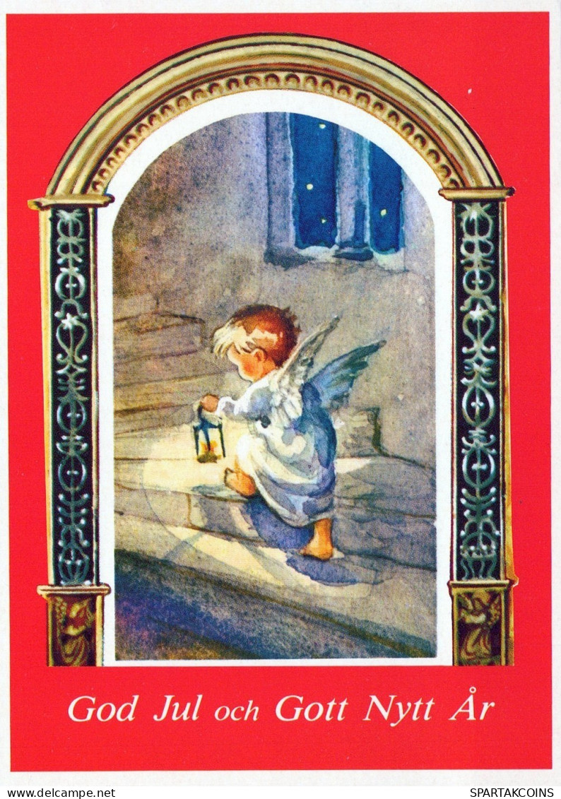 ÁNGEL NAVIDAD Vintage Tarjeta Postal CPSM #PAJ363.ES - Engelen