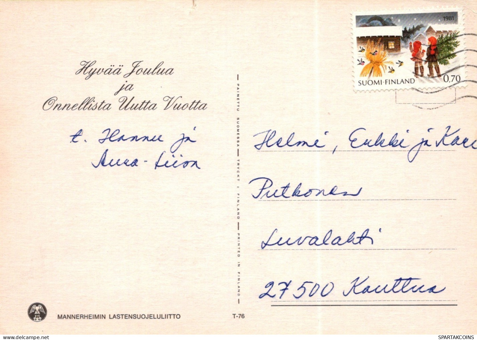 ÁNGEL NAVIDAD Vintage Tarjeta Postal CPSM #PAH605.ES - Engel