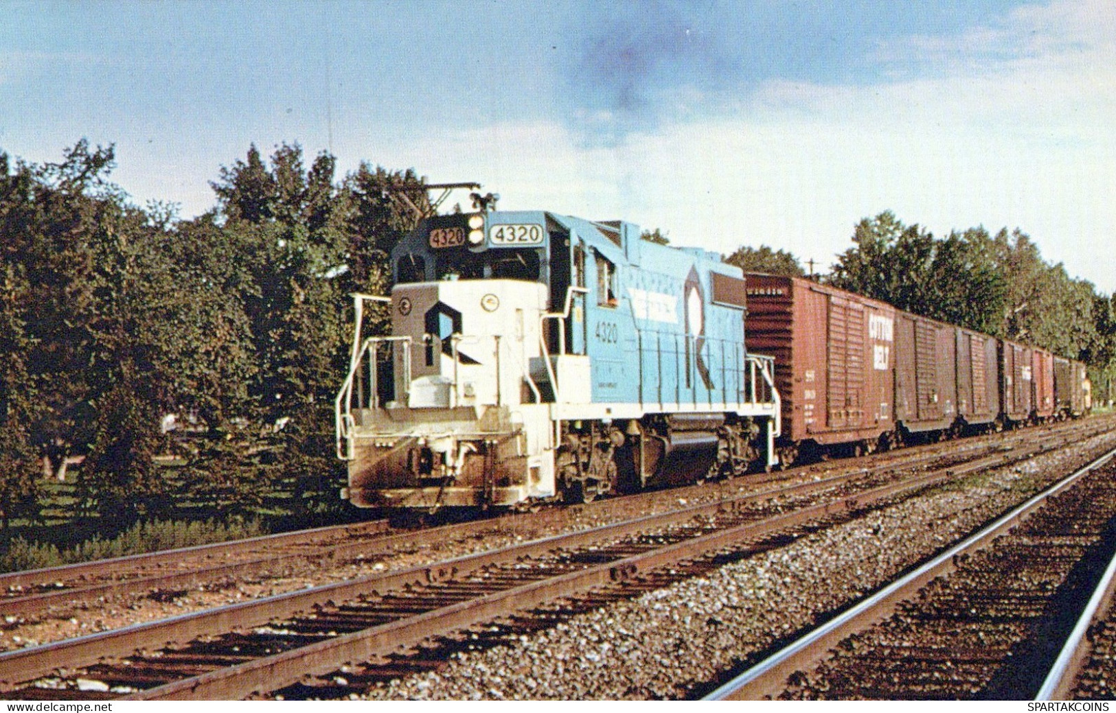 TREN TRANSPORTE Ferroviario Vintage Tarjeta Postal CPSMF #PAA648.ES - Trains